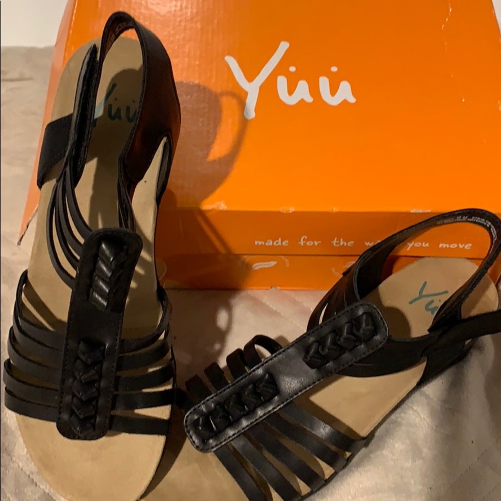Black sandals